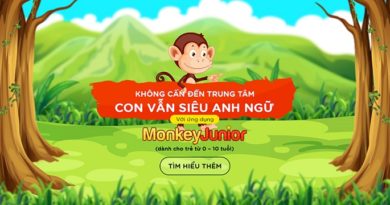 Cùng con học tiếng Anh với Monkey Junior