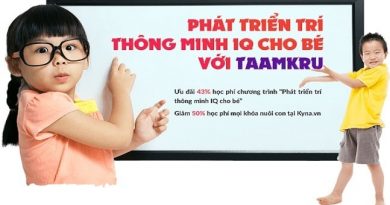 Phát triển IQ vượt bậc cùng Taamkru Vietnam