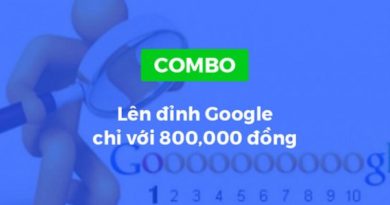 Combo khóa học Lên đỉnh Google chỉ với 800,000 đồng