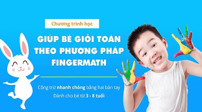 Combo khóa học bé vui học toán theo phương pháp FINGERMATH