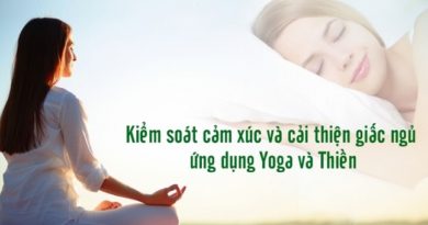 Kiểm soát cảm xúc và cải thiện giấc ngủ ứng dụng Yoga và Thiền