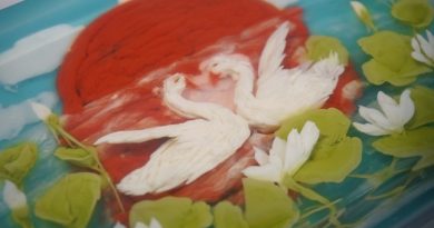 Thạch rau câu 3D nâng cao Tạo hình đôi chim Thiên nga