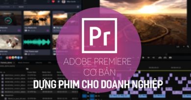 Adobe Premiere cơ bản - Dựng phim cho doanh nghiệp