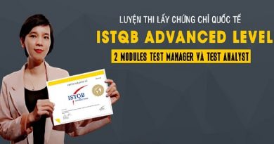 Luyện thi lấy chứng chỉ quốc tế ISTQB Advanced Level (2 modules Test manager và Test Analyst)
