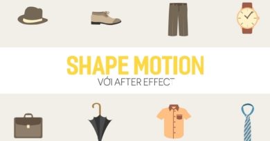 Shape motion với After effect