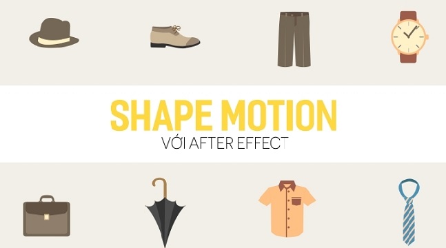 Shape motion với After effect