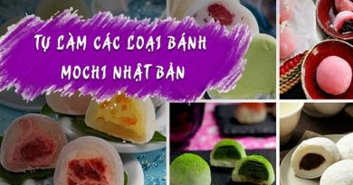 Tự làm các loại bánh Mochi Nhật Bản