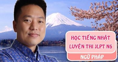 Học Tiếng Nhật - Luyện Thi JLPT N5 ngữ pháp
