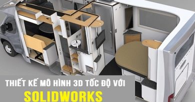 Thiết kế mô hình 3D tốc độ với Solidworks
