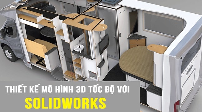 Thiết kế mô hình 3D tốc độ với Solidworks
