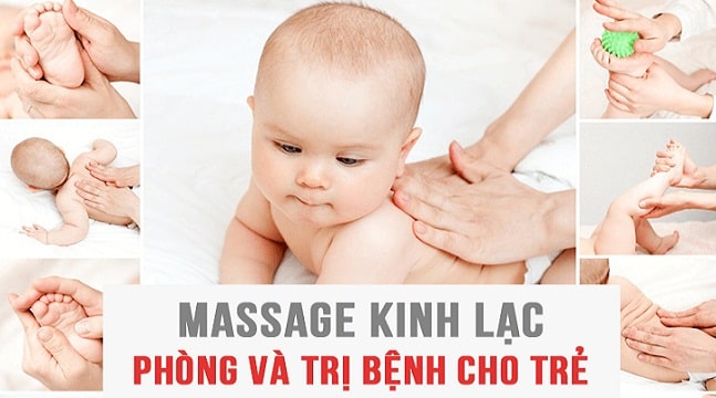 Massage kinh lạc phòng và trị bệnh cho trẻ nhỏ