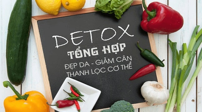 Detox tổng hợp - Đẹp da - giảm cân - thanh lọc cơ thể