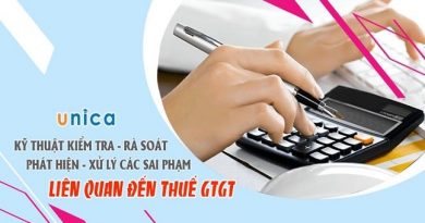 Kỹ thuật Kiểm tra – Rà soát – Phát hiện – Xử lý các sai phạm liên quan đến thuế GTGT